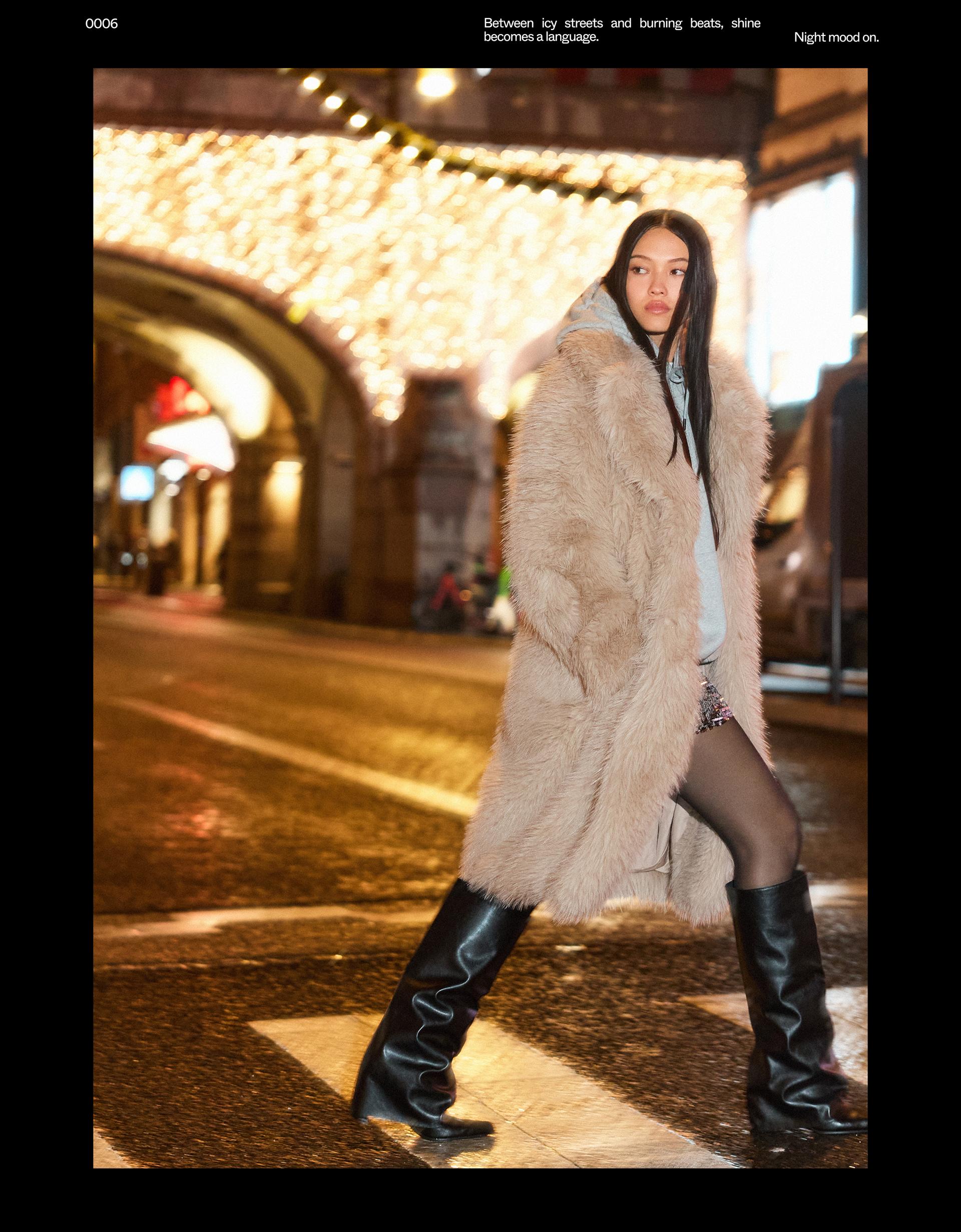 High-heel boots with trousers