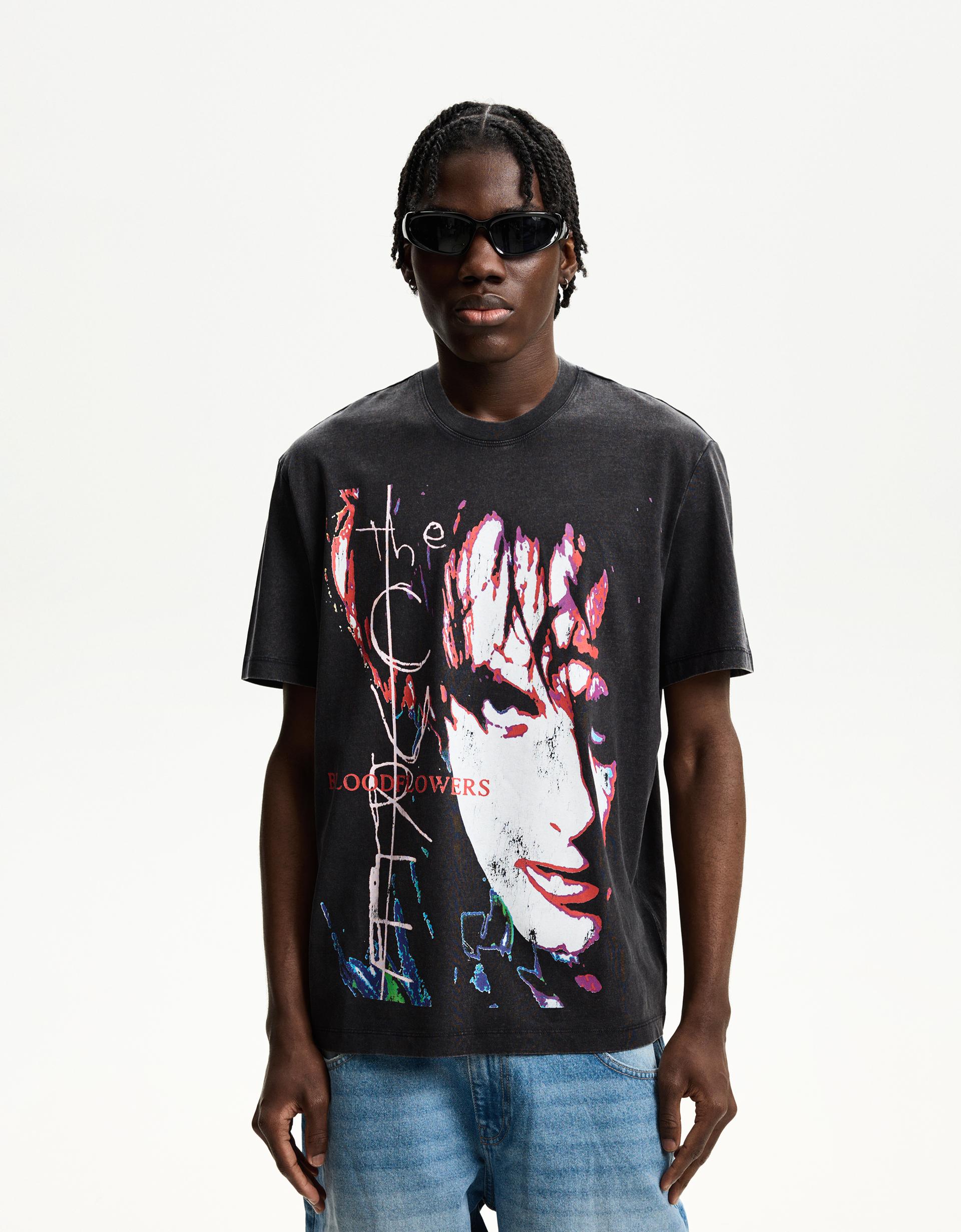 The Cure print T-shirt - T-shirts - Men | Bershka