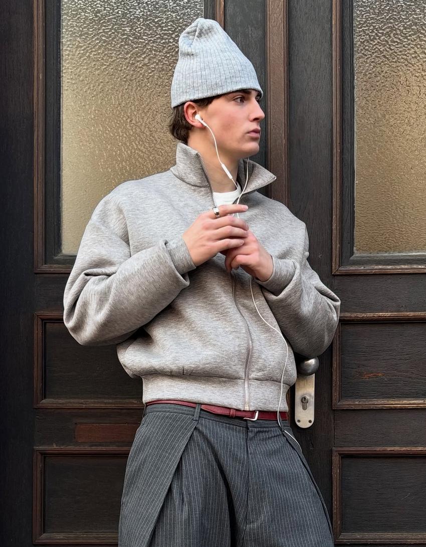Russell Heren authentiek sweatshirt met volledige rits en capuchon, Franse marine, 3XL Russell Heren authentiek sweatshirt met volledige rits en capuchon, Franse marine, 3XL