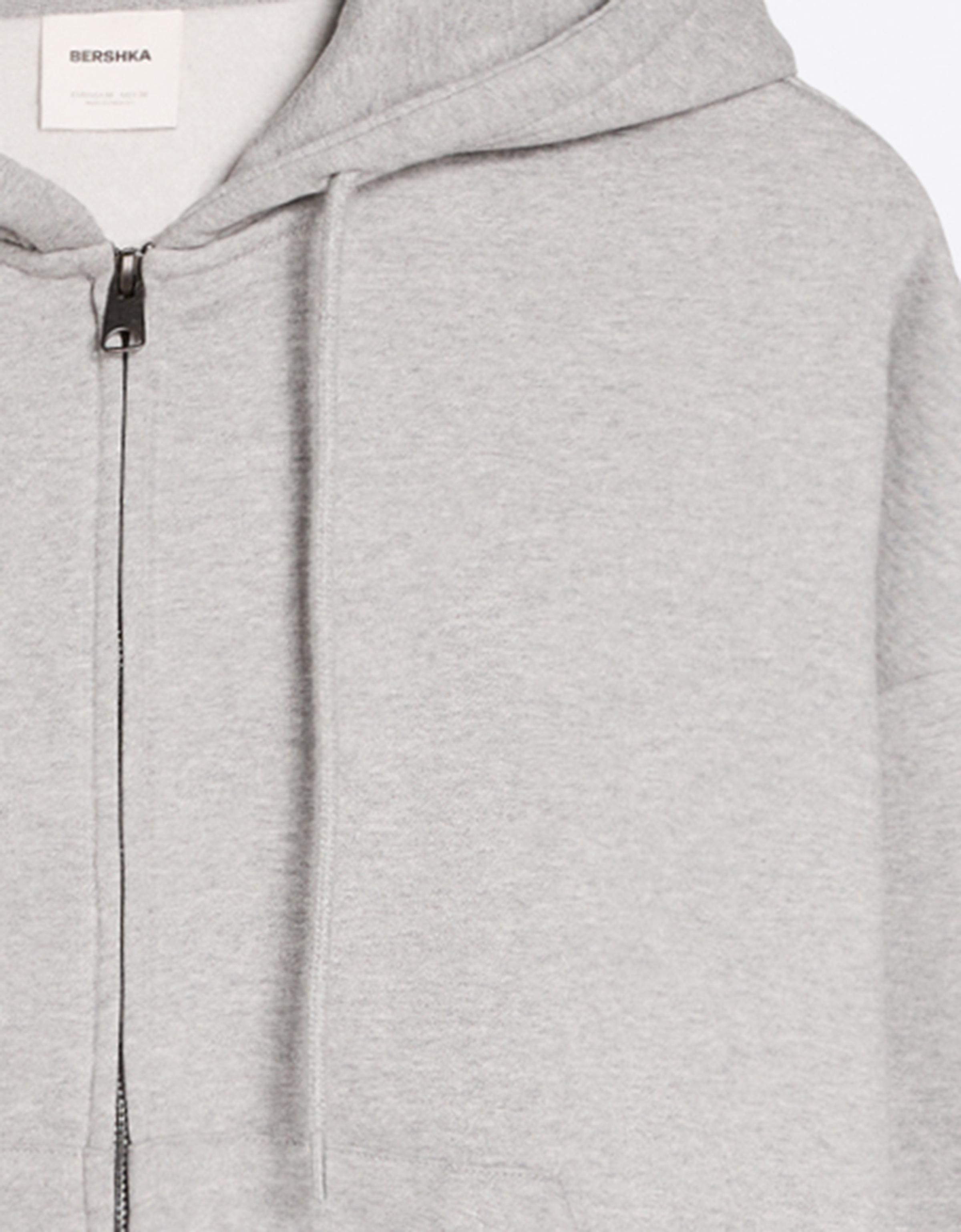Zip-up hoodie — Grey