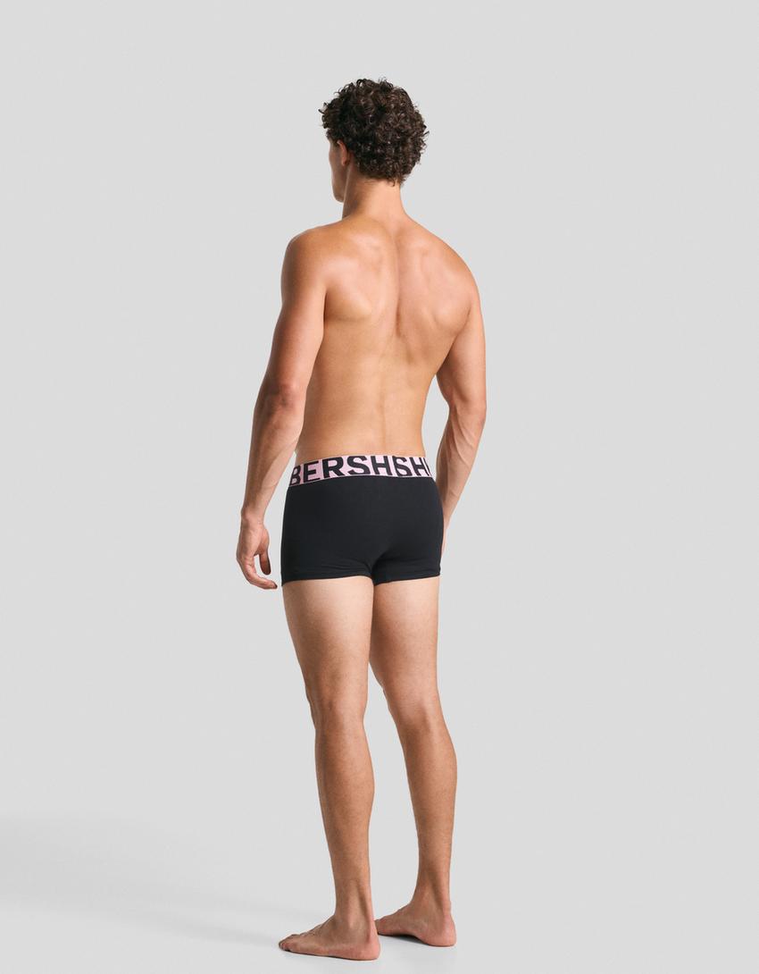 Pack 3 boxers cintura ancha-Rosa-1