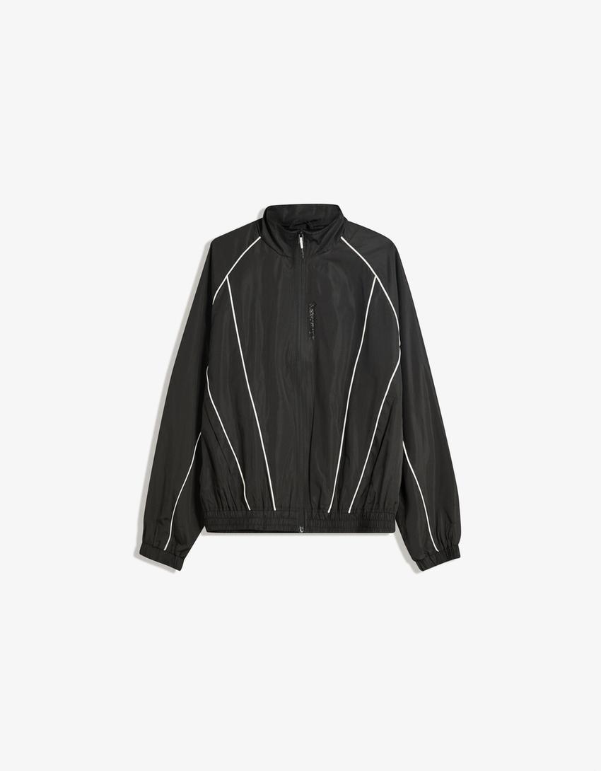Giacca tecnica sportiva-Nero-4