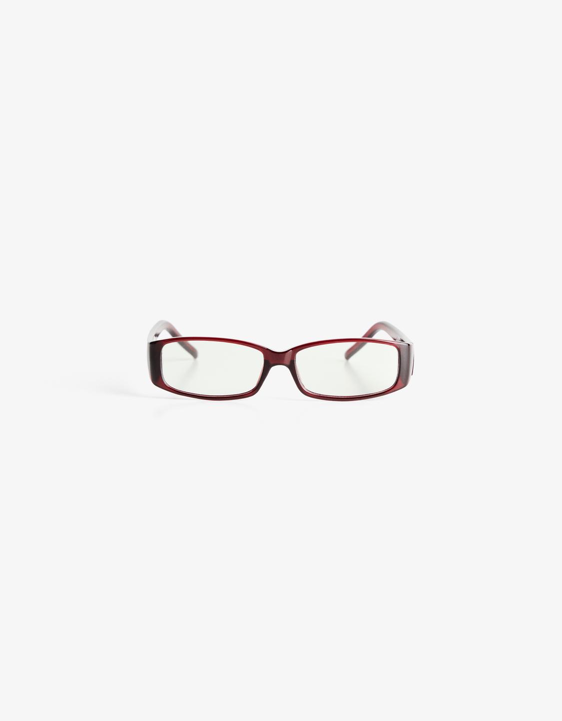 Rectangular resin sunglasses