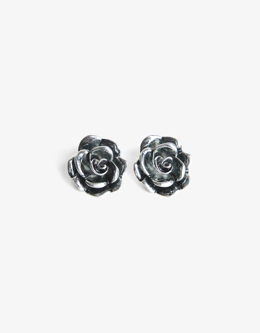 Arracades roses-Plata