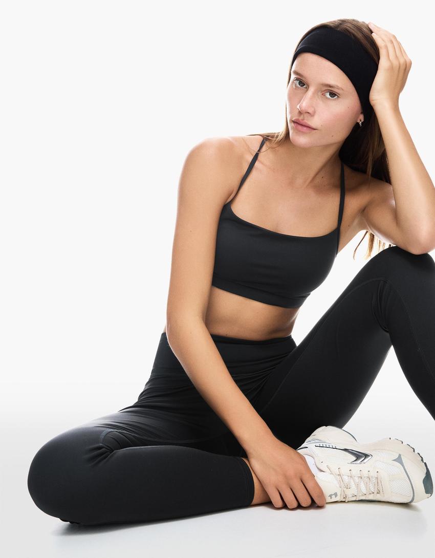 Top de tirants quick dry & breathable-Negre-1