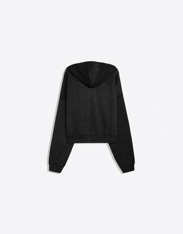 Rhinestone hoodie — Black 7