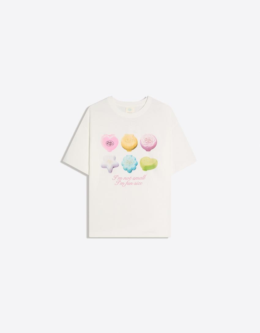 T-shirt oversize POLLY POCKET-Blanc cassé