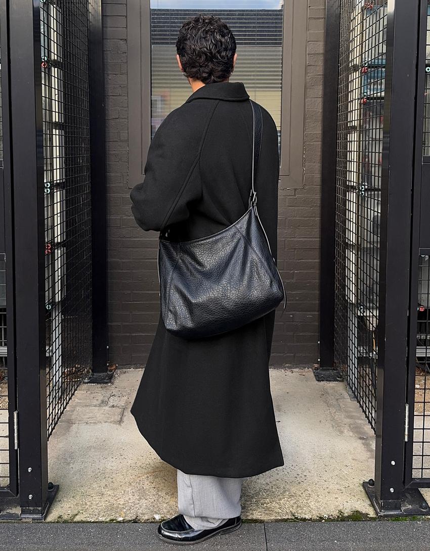 Uzun kaşe kaban-Siyah