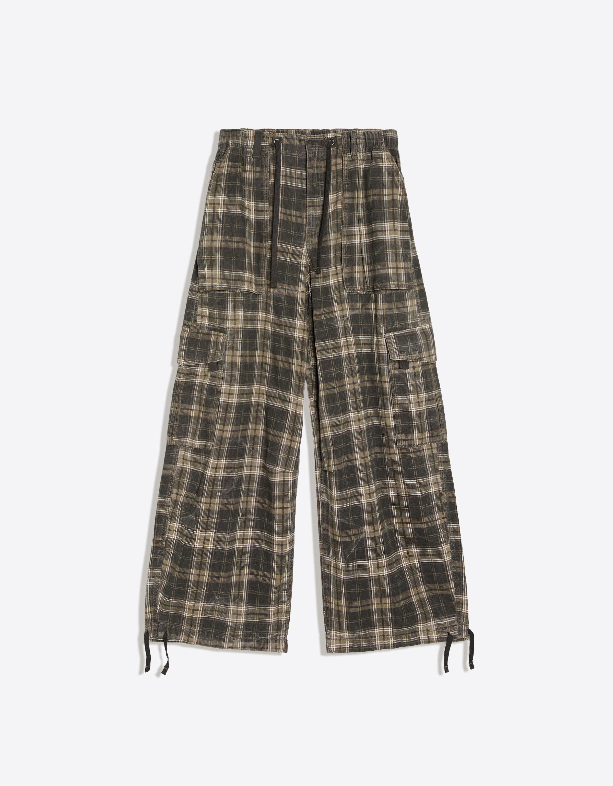 Parachute cargo trousers — Brown