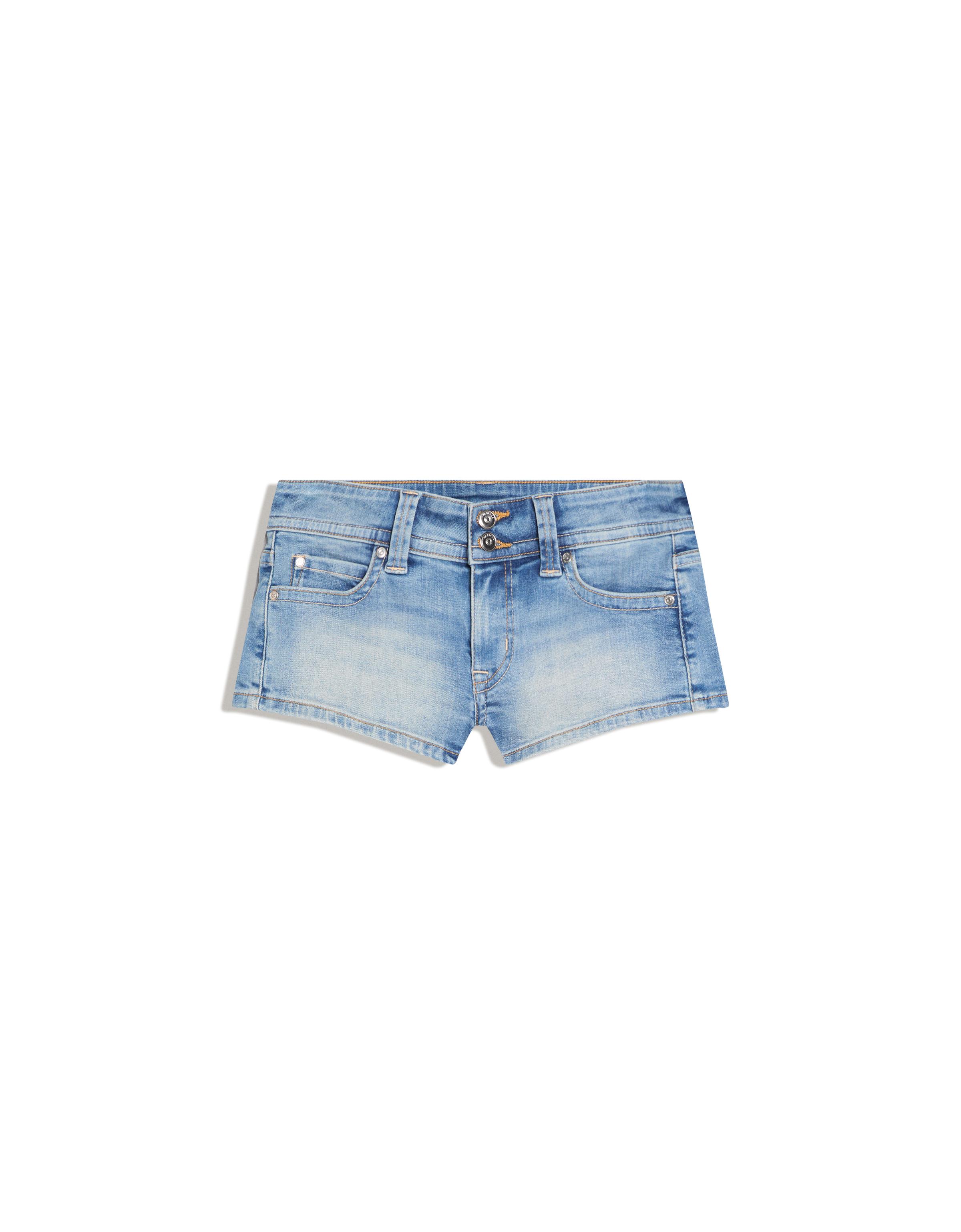 Denim mini shorts