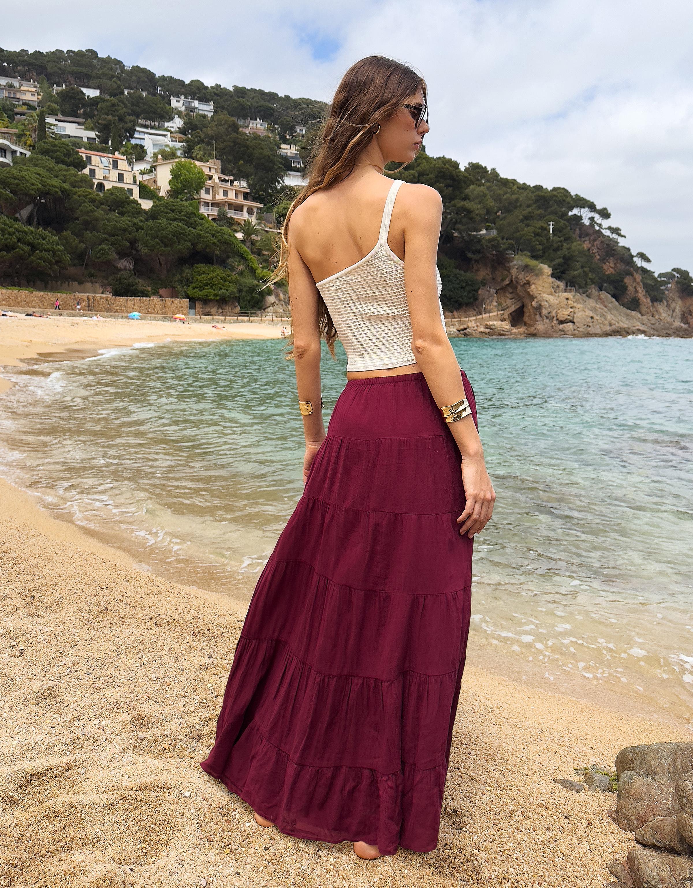 Boho maxi skirt - Skirts & shorts - BSK Teen | Bershka