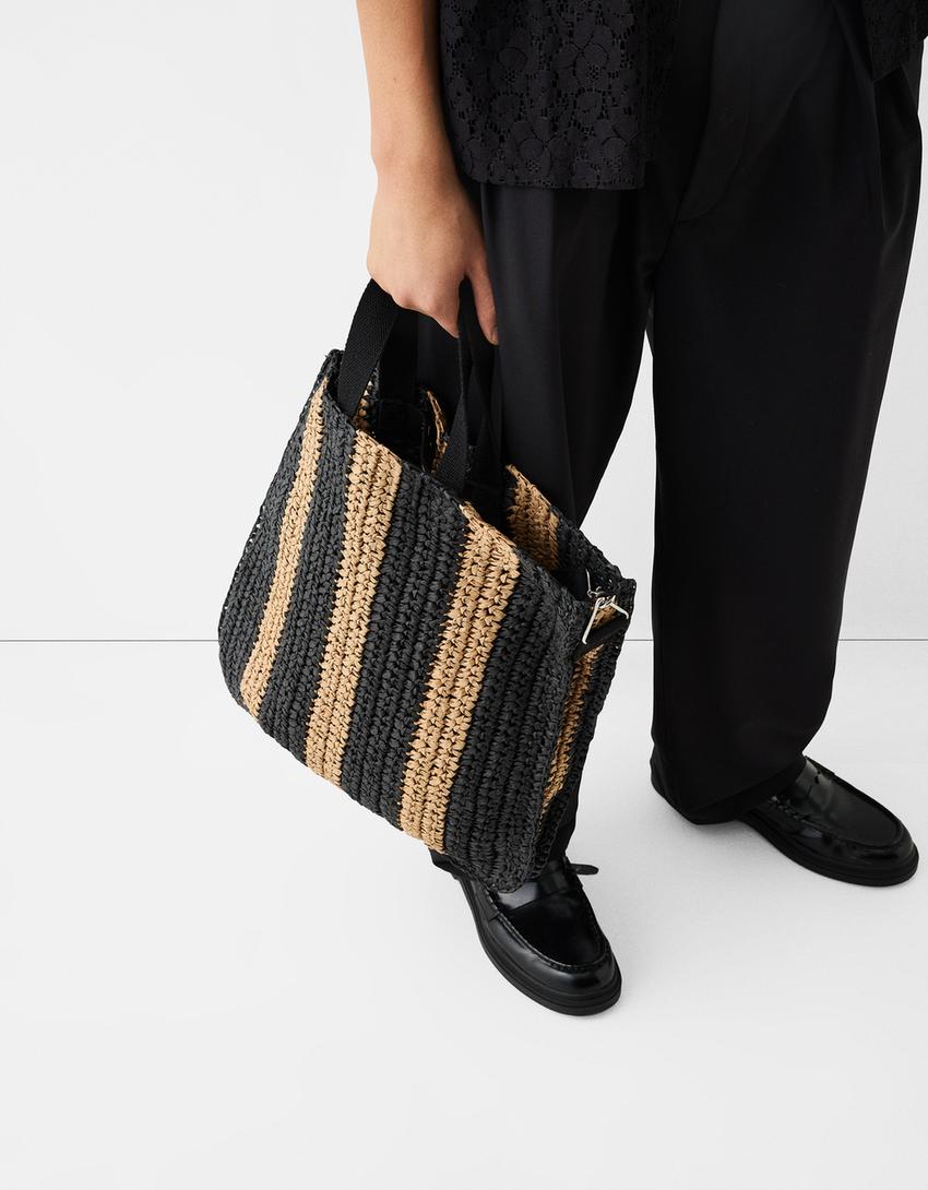 Sac cabas papier-Noir-1