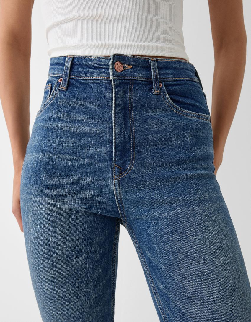 جينز جرسي-أزرق مغسول من الخارج-5