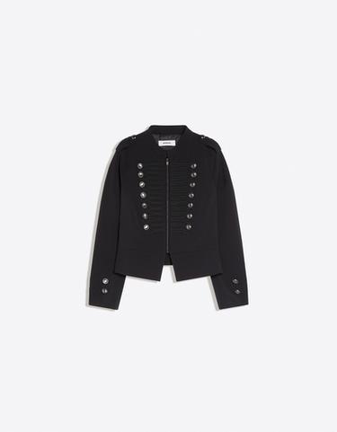 Tailored blazer with button detail — Black 5