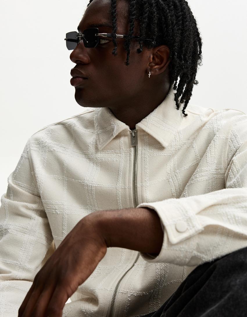 Rectangular sunglasses-Black