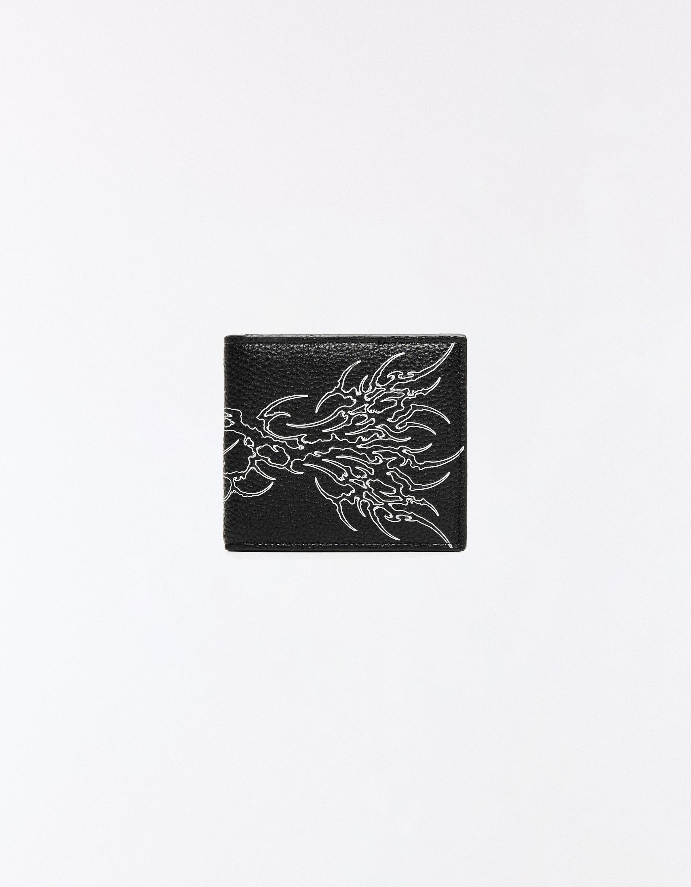 Printed wallet — Black