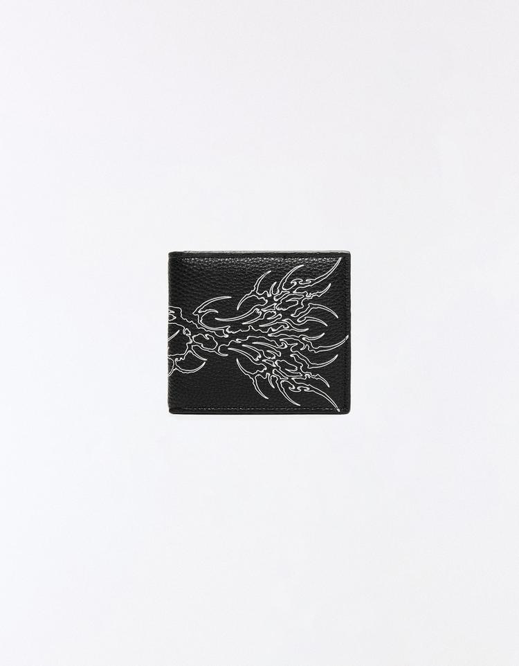 Printed wallet — Black