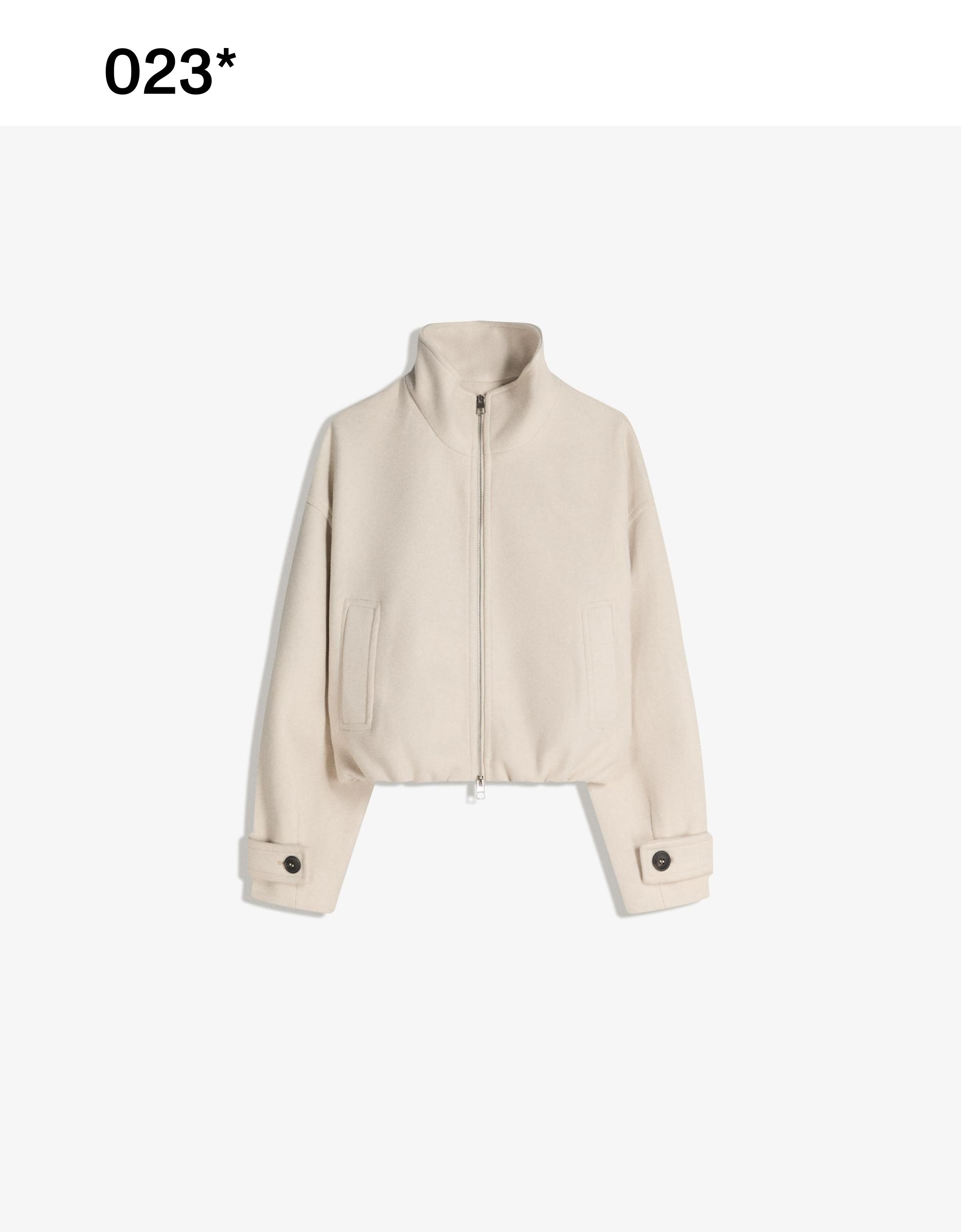 Soft touch jacket — Sand