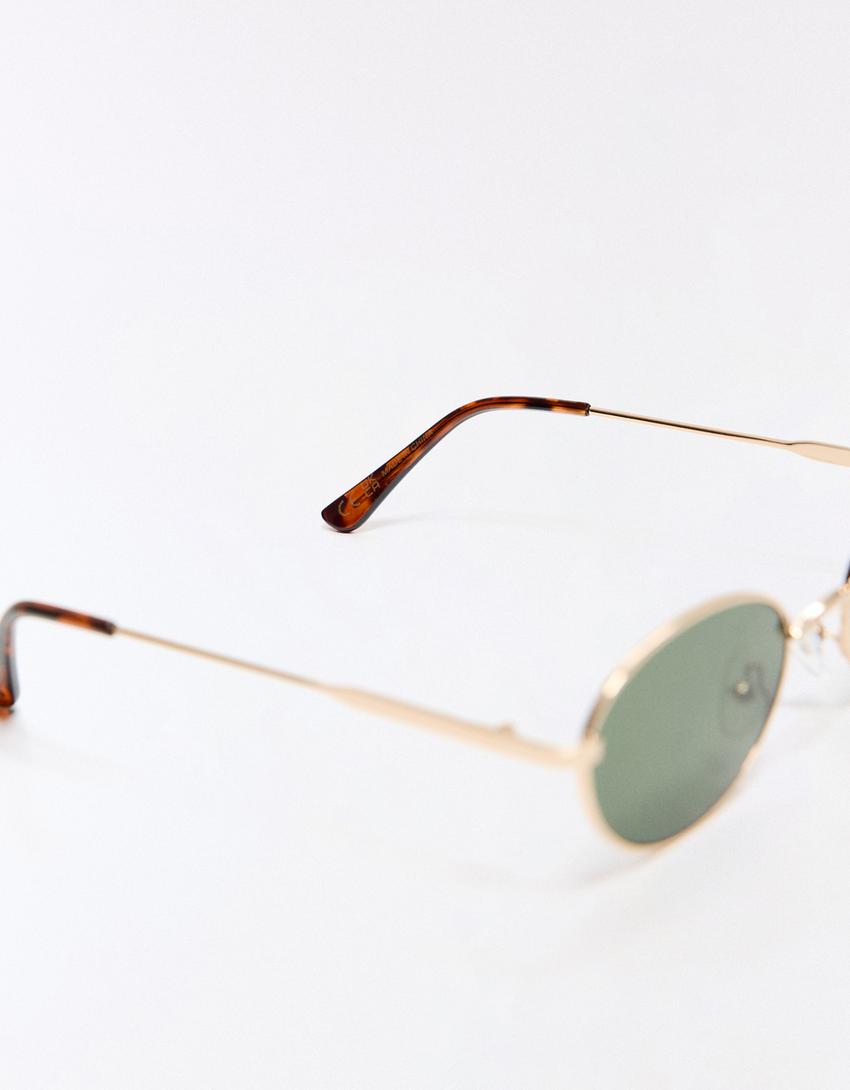 Metal sunglasses-Gold