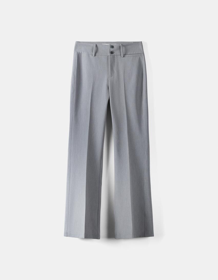 بنطال جرسي بقصّة رسمية-رمادي-4