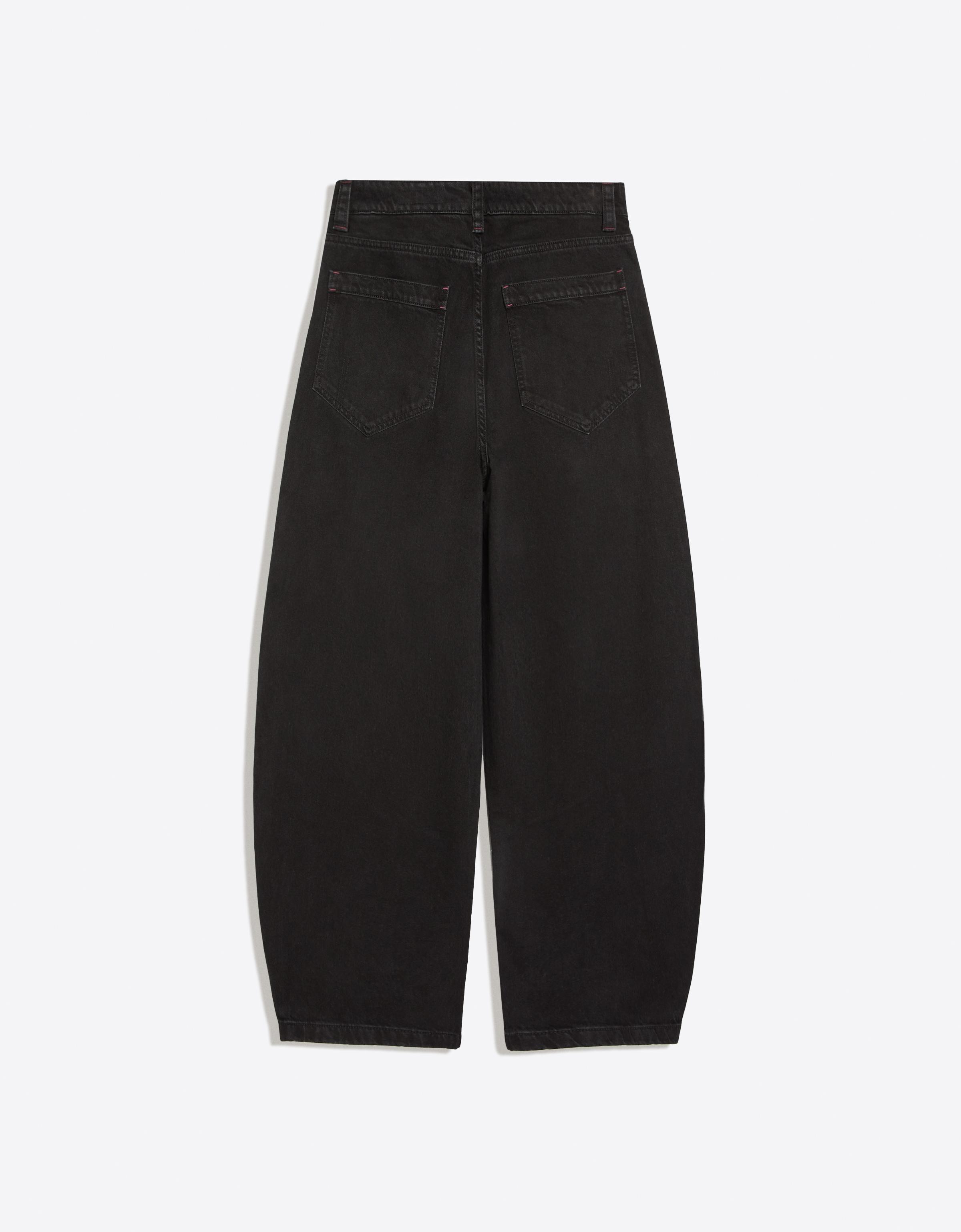Barrel fit jeans — Black
