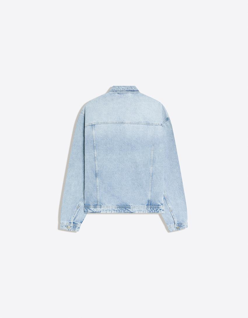 Denim jacket-Light blue