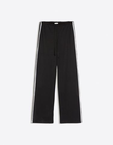 Side-stripe joggers — Black 4