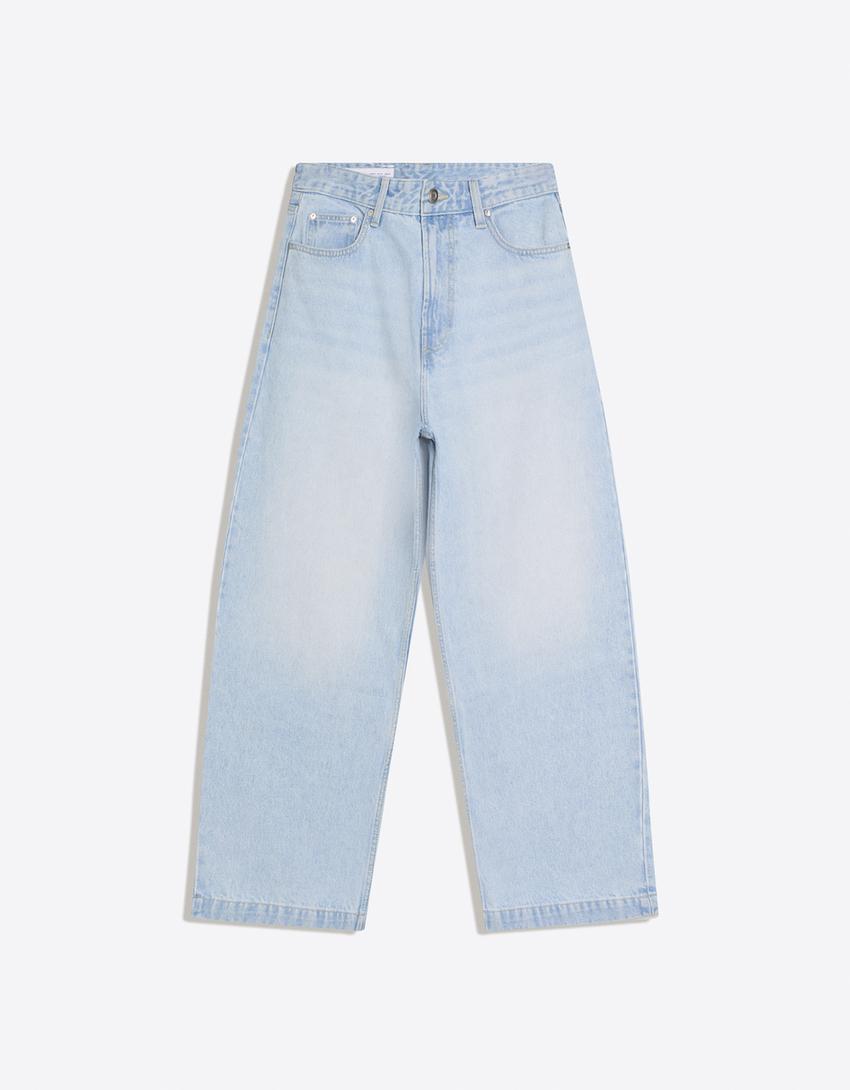 Barrel jeans-Light blue