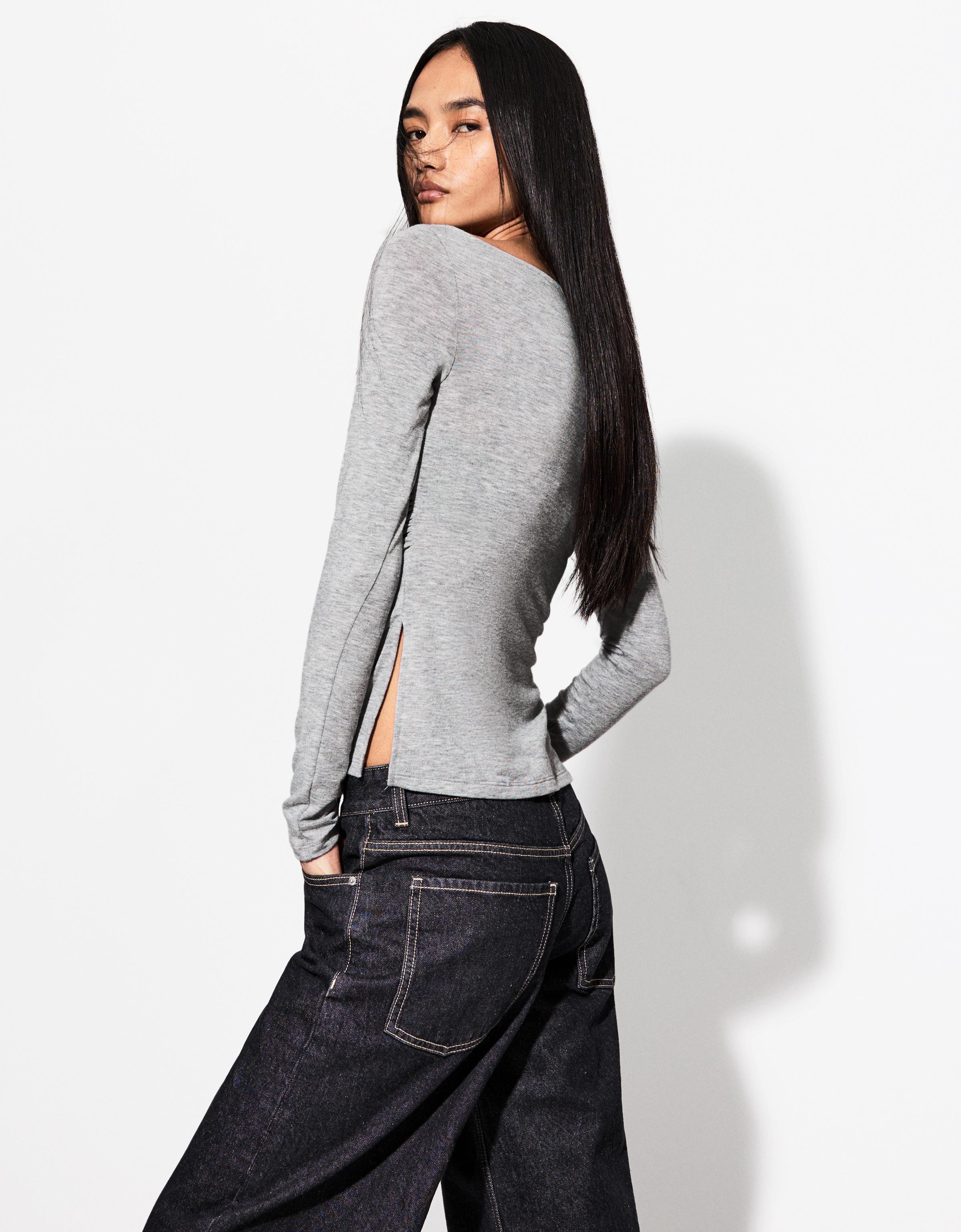 カットソー(長袖/七分) L&#39;Appartement DEUXIEME CLASSE - L&#39;AppartementGOOD GRIEF Thermal C/N Top RIB LONGSLEEVE T-SHIRT（Tシャツ／カットソー）｜L'Appartement