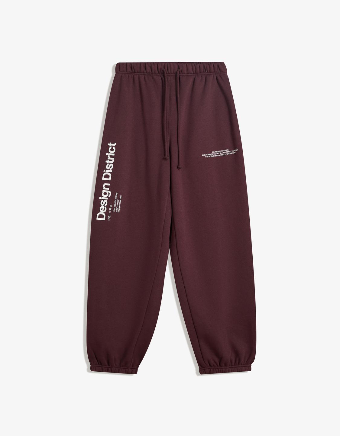 Printed joggers