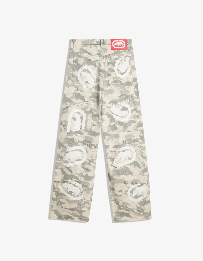 Džíny baggy fit Ecko Unltd-Tmavě šedá