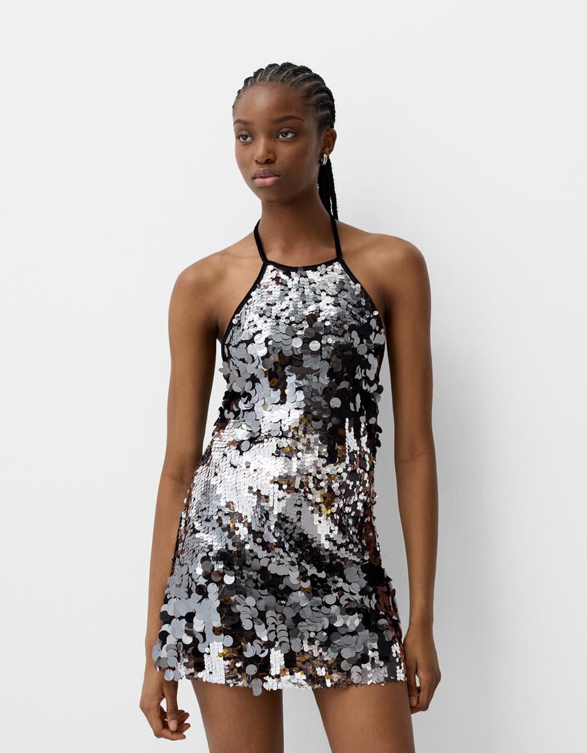 Vestito Mini Donna AB72551E2 Bianco - Main Image