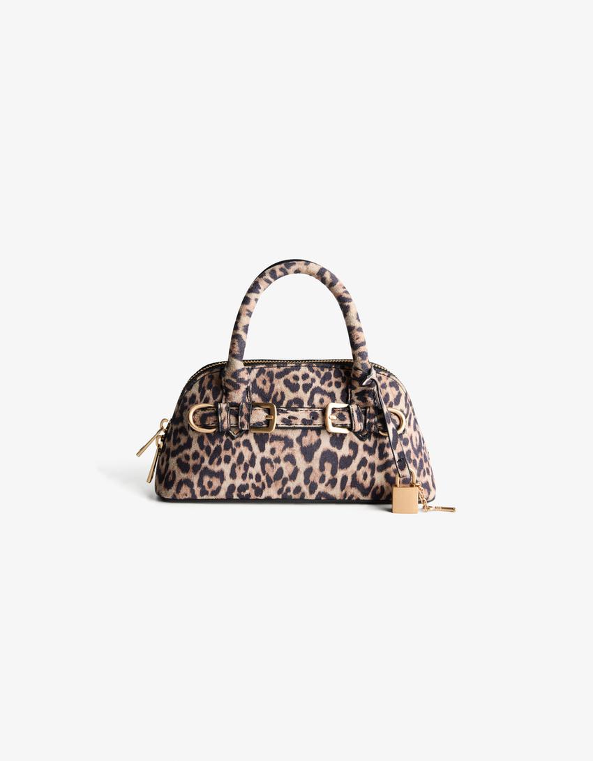 Mini sac similicuir-Marron-3