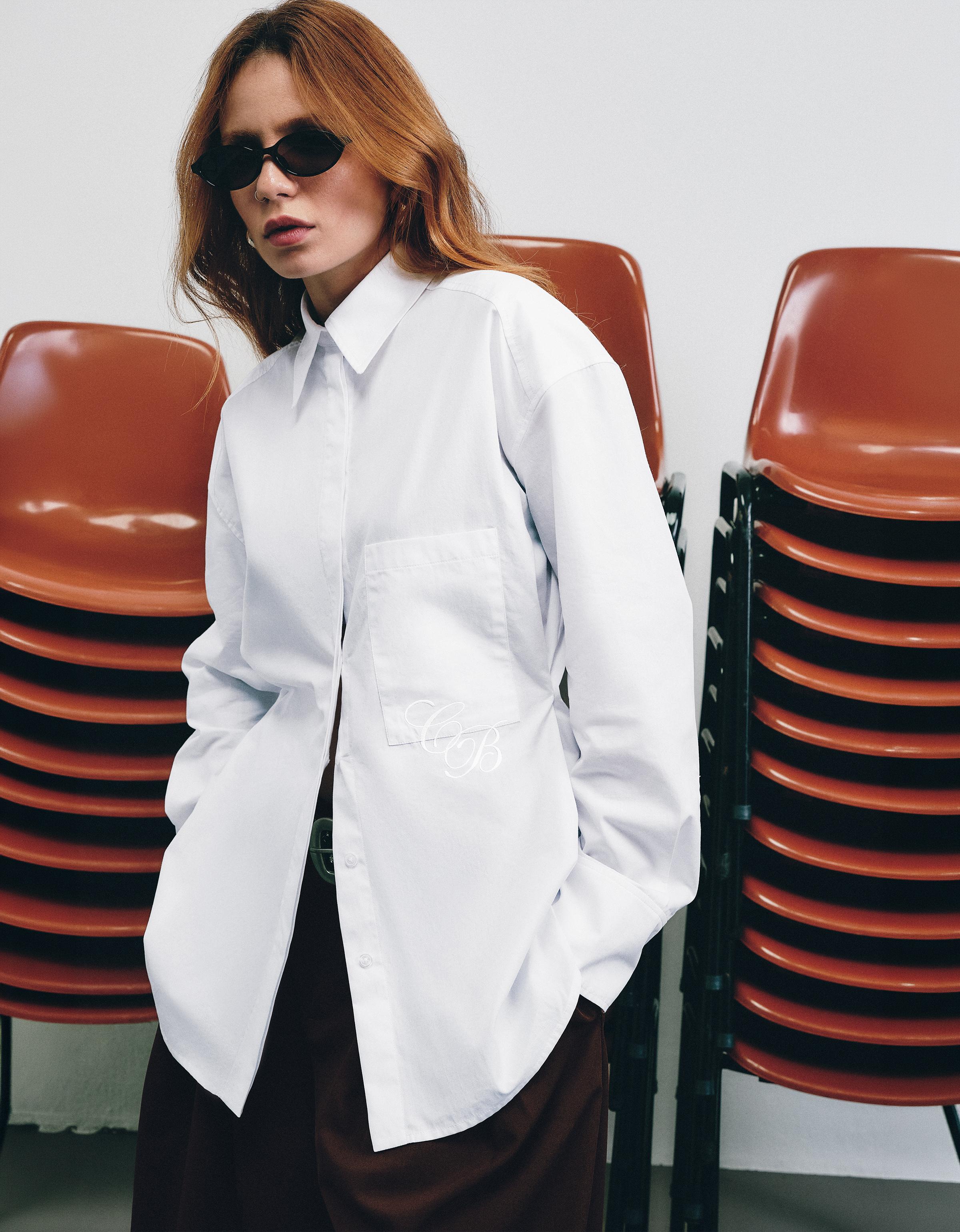 Camisa Carol Biazin Collection Mujer M Blanco
