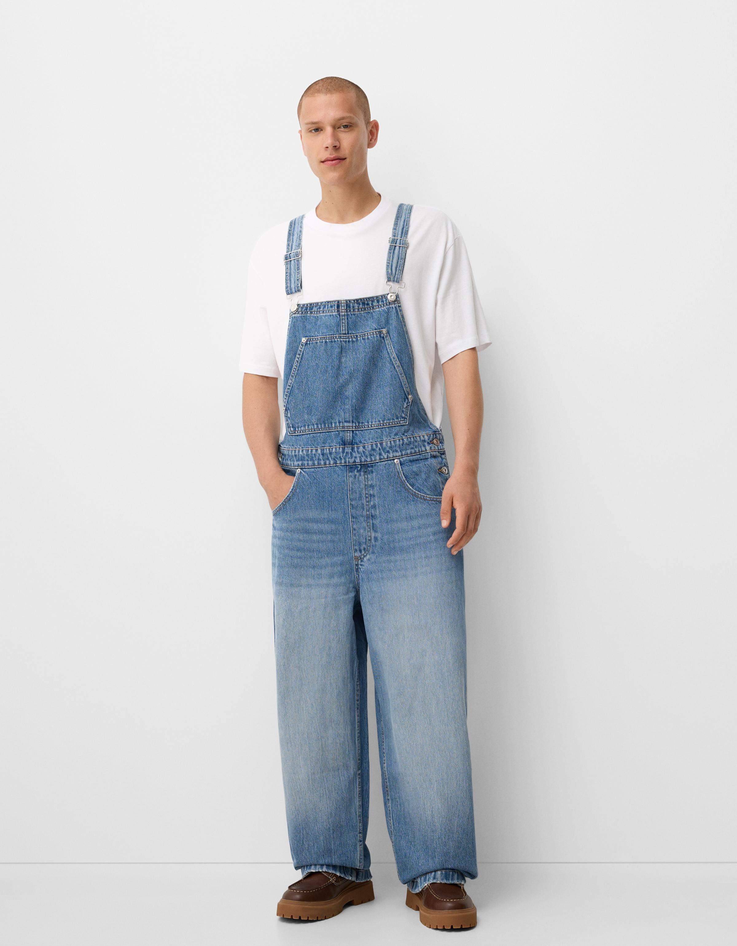 Baggy jumpsuit Jeans Men Bershka