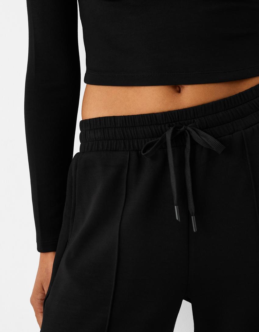 Conjunto camisola e calças soft touch-Conjunto camisola e calças soft touch