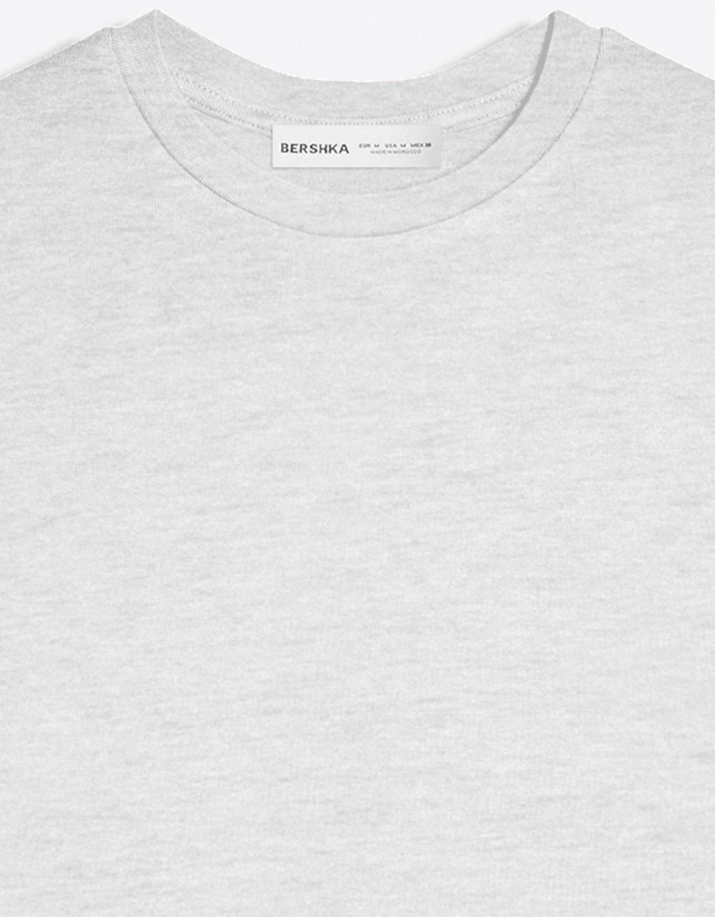 Short sleeve round neck T-shirt — Grey
