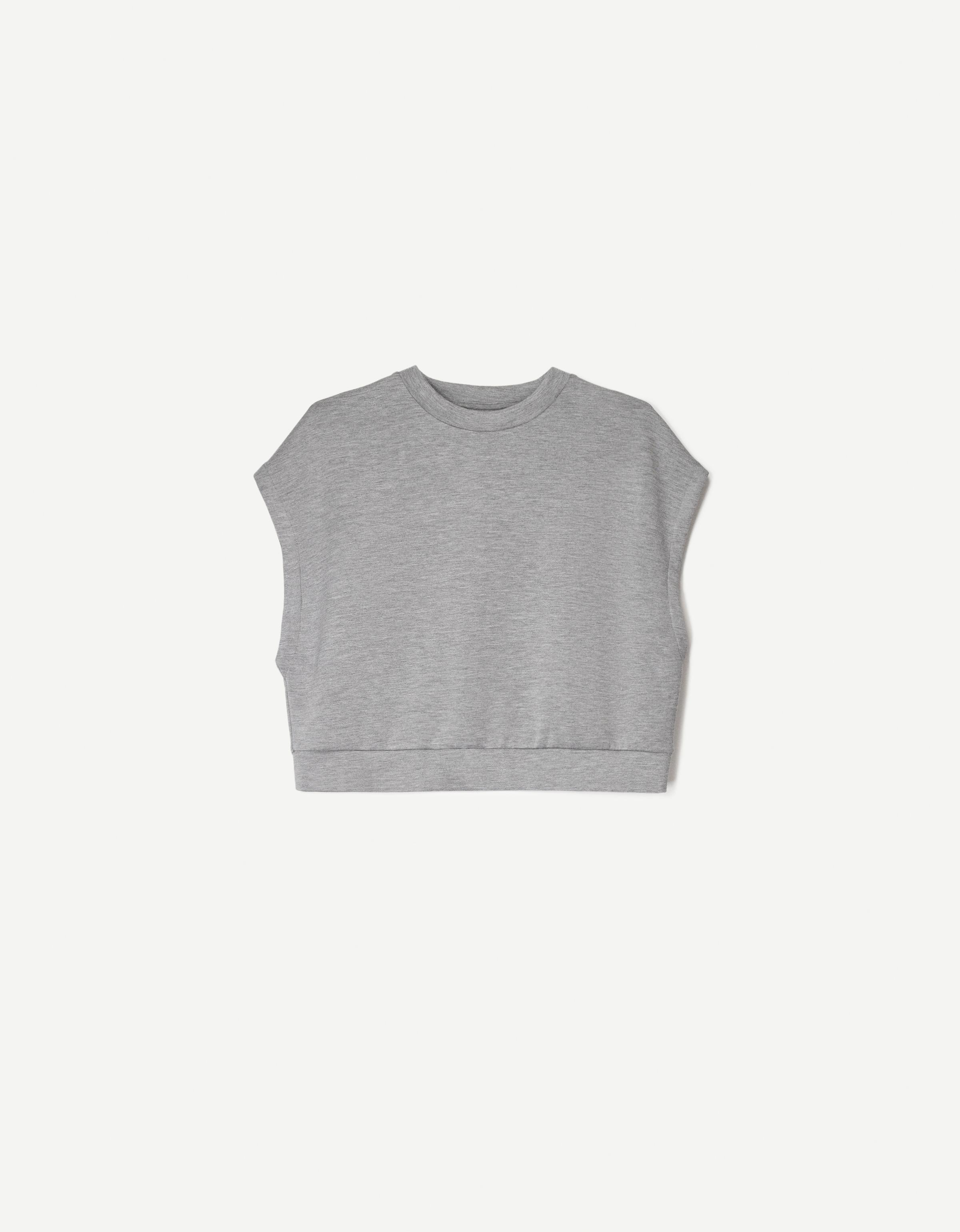 Haut Sans Bretelles Jaune Bershka, Taille M, Femme, été