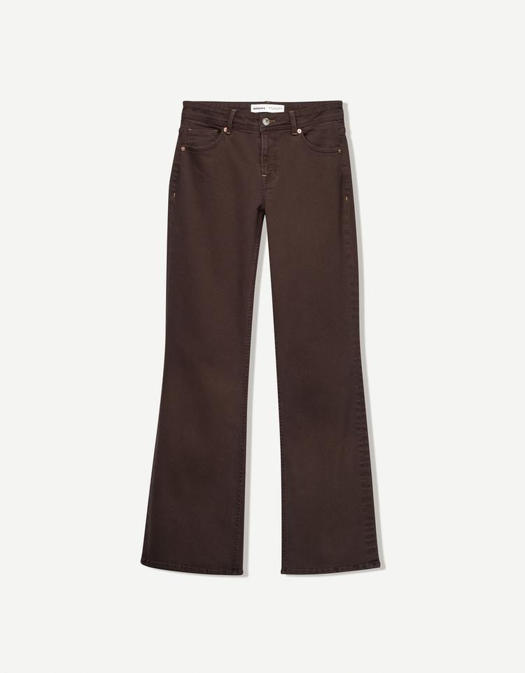 Low waist boot-cut jeans