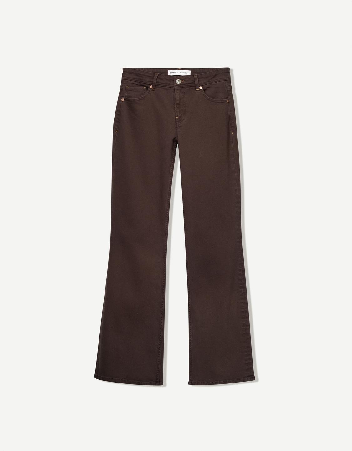 Low waist boot-cut jeans