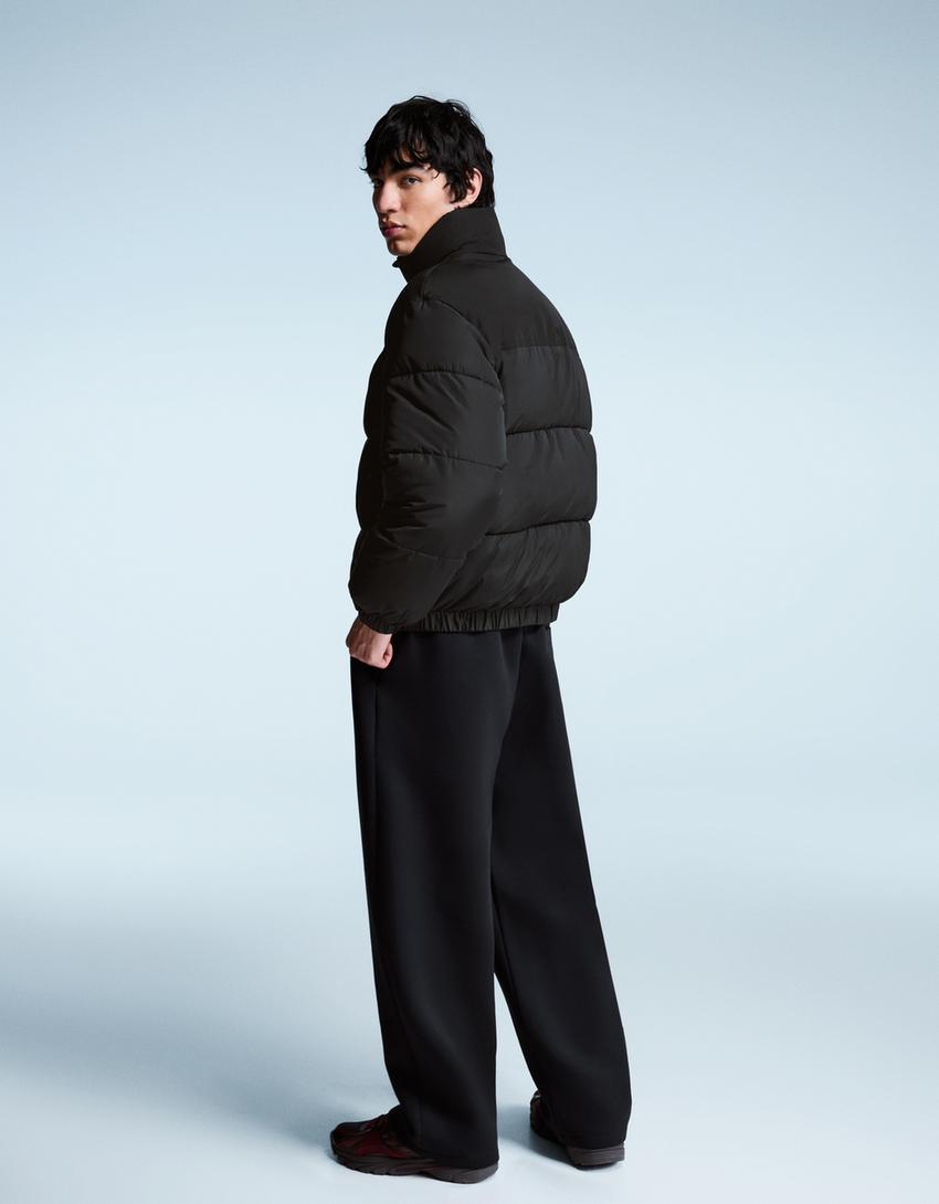 Technical puffer jacket