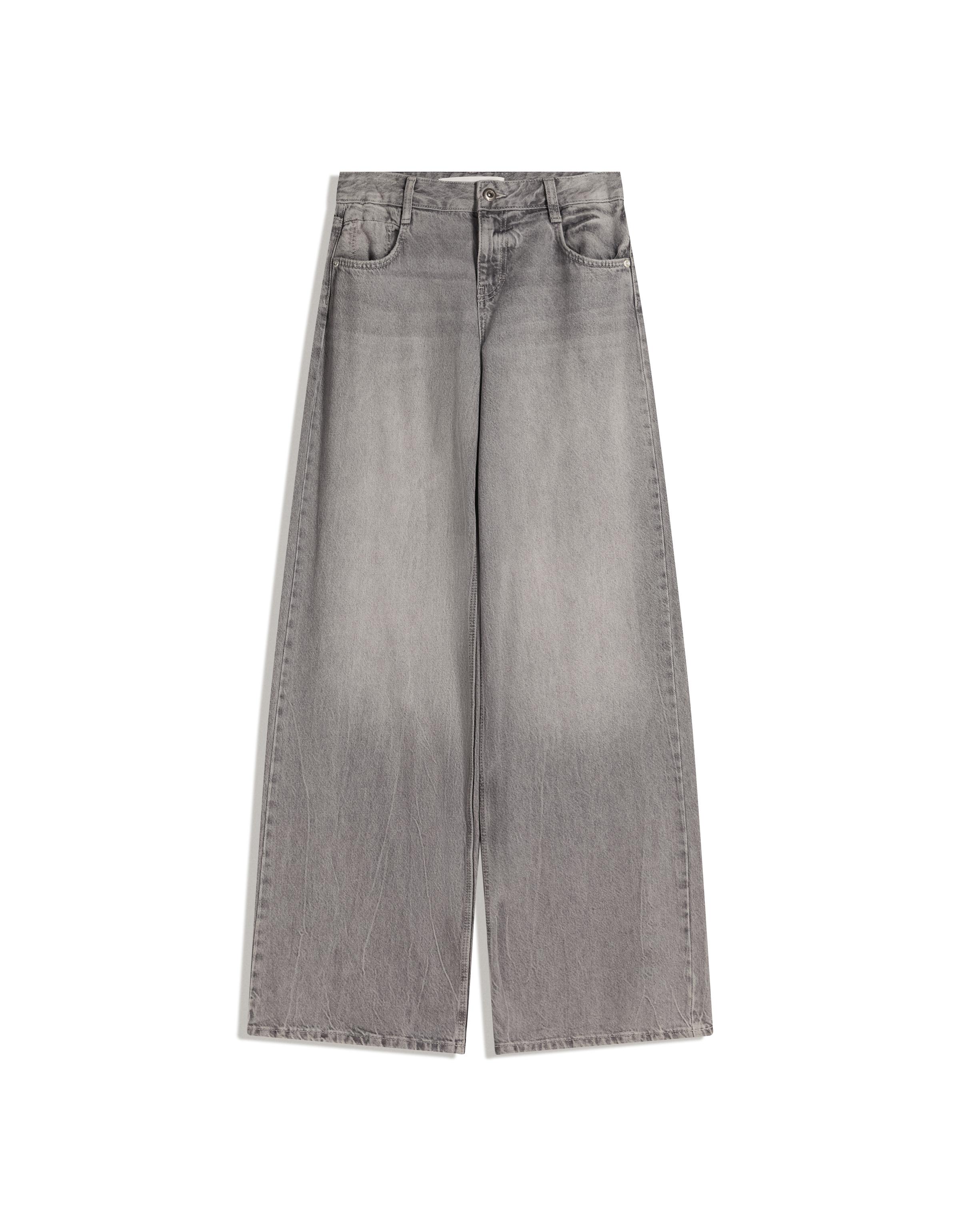 Düşük bel geniş paça jean - Görsel 53