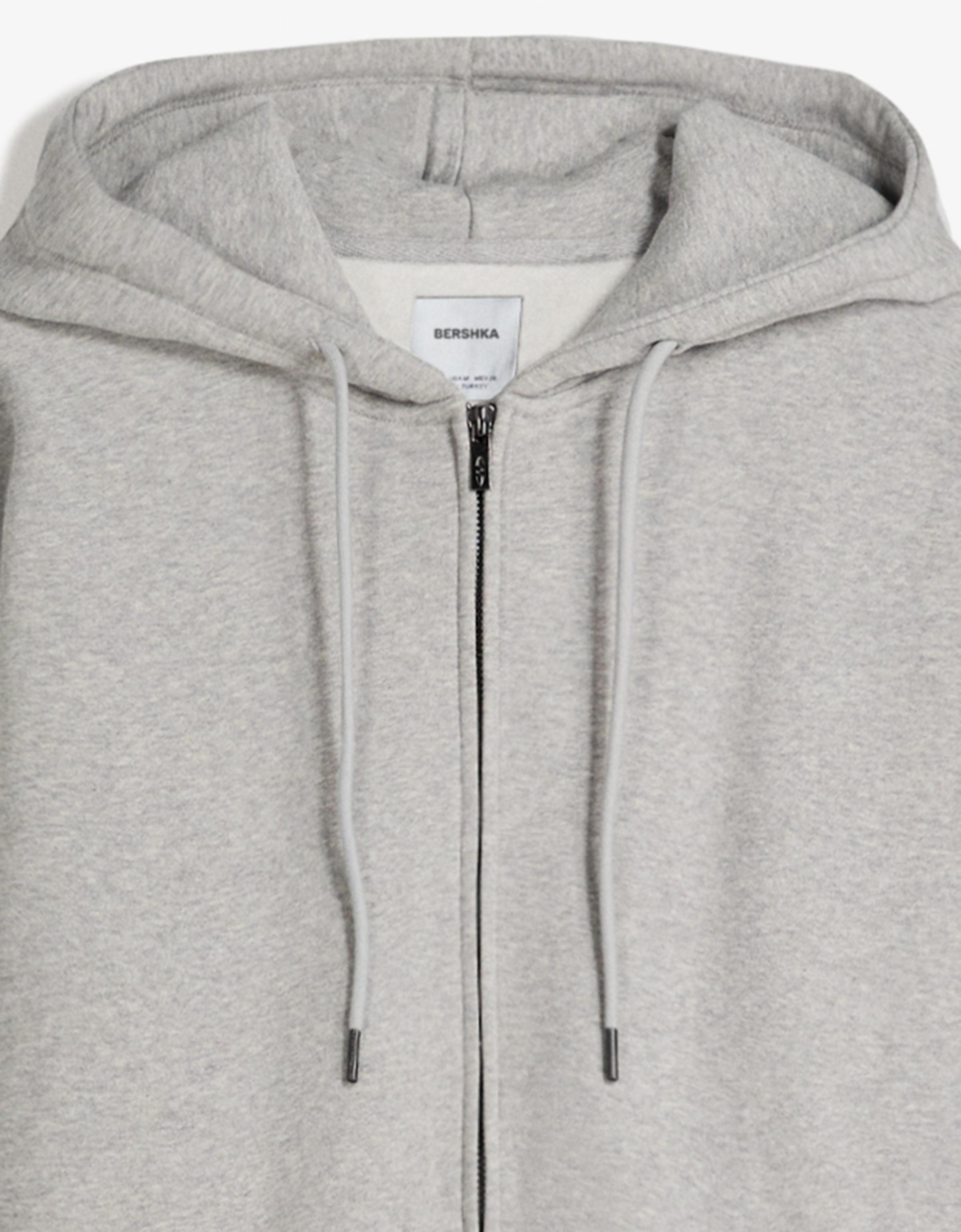 Zip-up hoodie — Grey