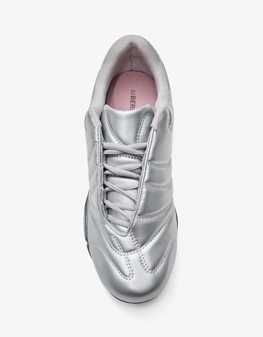 Fotbollssneakers-Grå