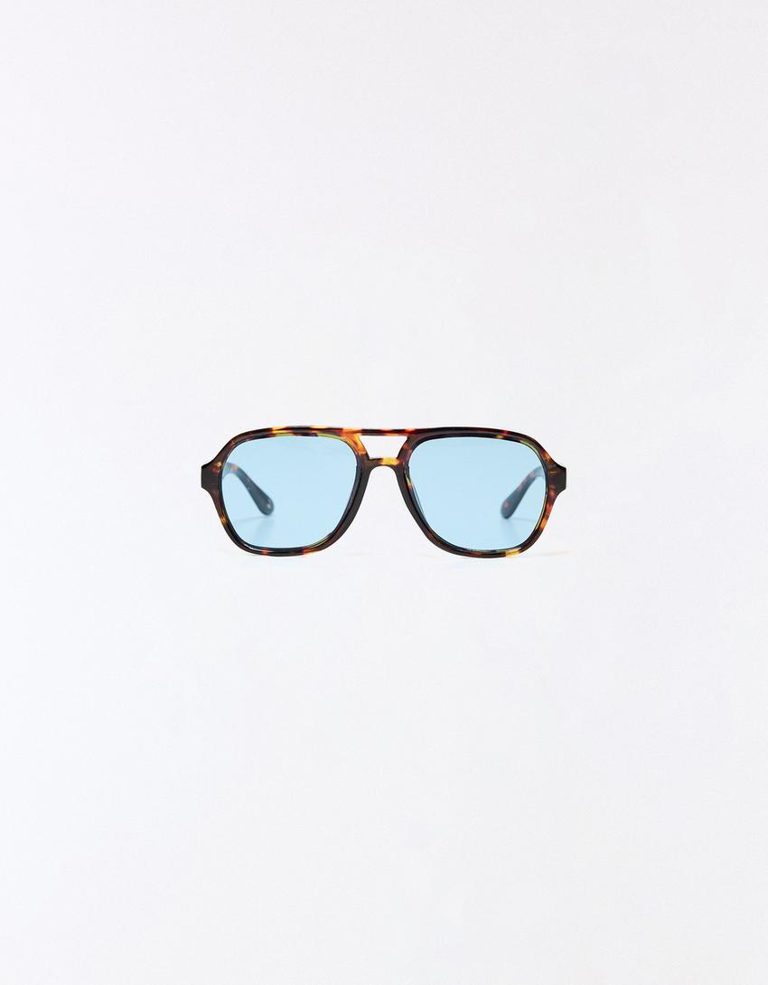 Blue lens sunglasses-Blue