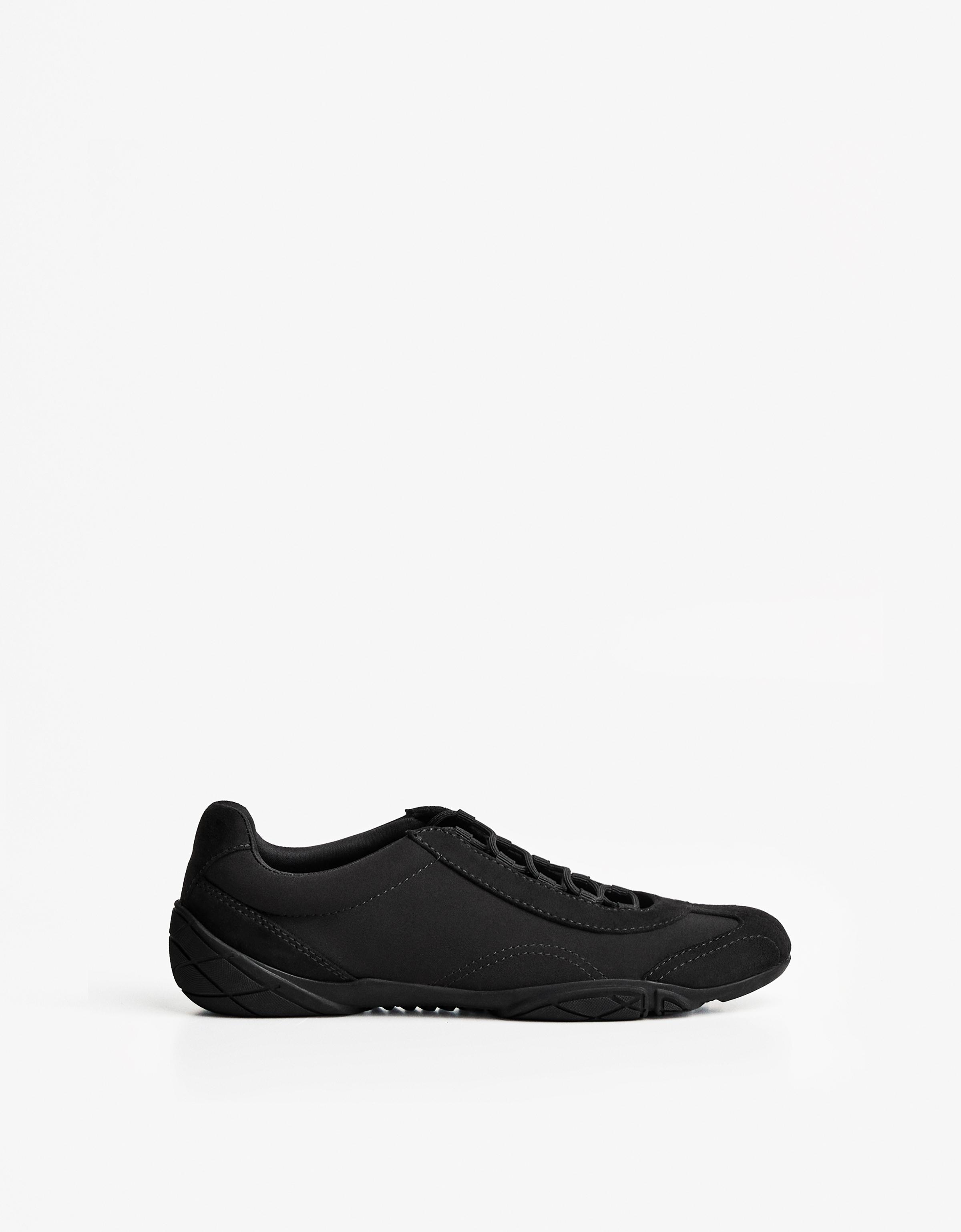 Bershka Soft-Sneaker Damen 39 Schwarz