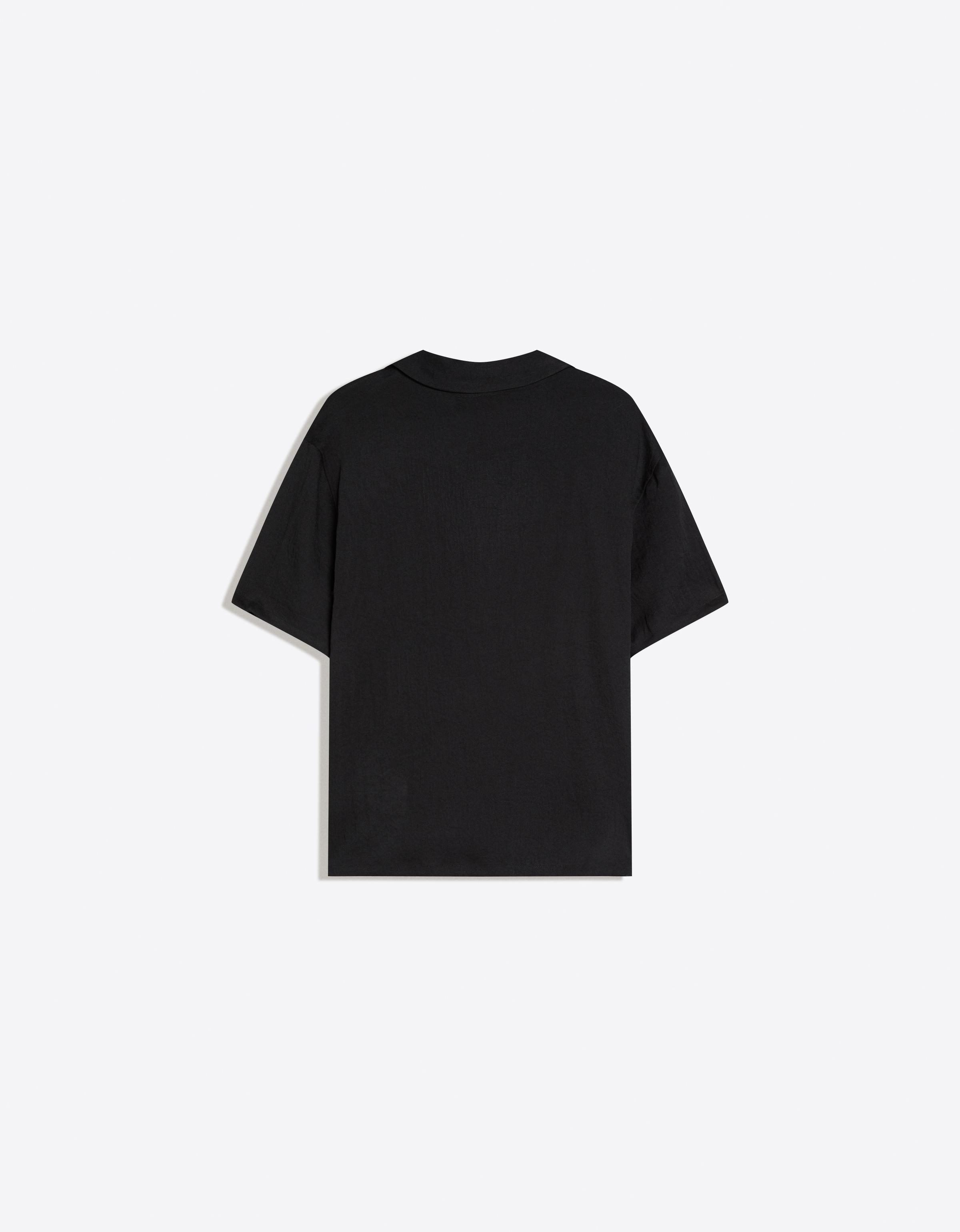 Rustic short sleeve shirt — Black