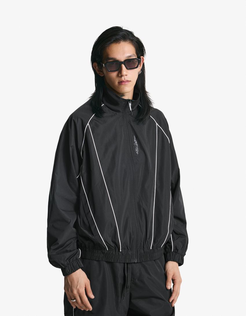 Giacca tecnica sportiva-Nero-0