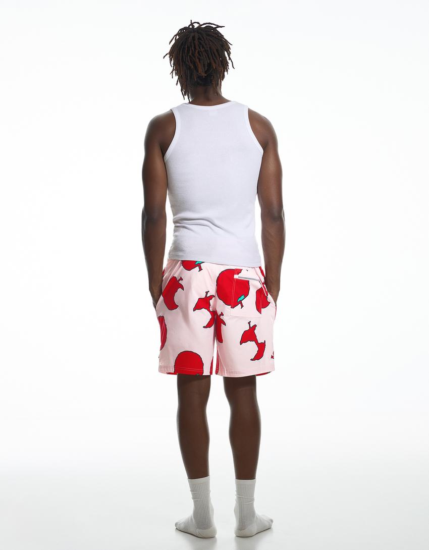Maillot de bain ARIES X BERSHKA-Rose