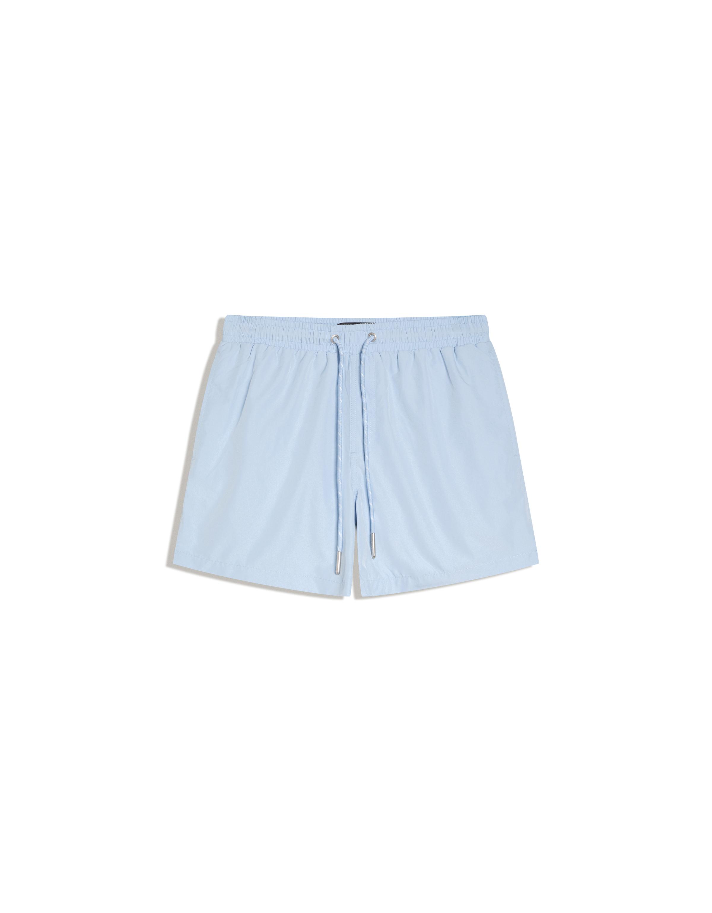 Basic regular fit swim shorts — Light blue